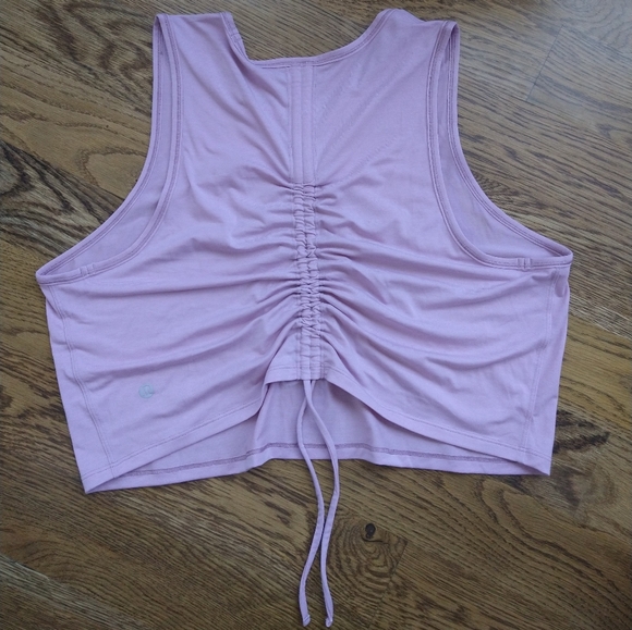 Lululemon Cinch Back Cropped Tank - Picture 3 of 3